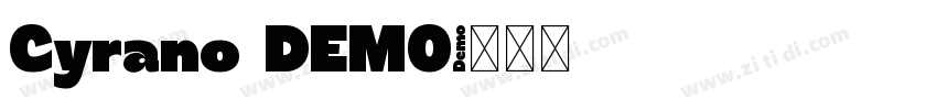 Cyrano DEMO字体转换
